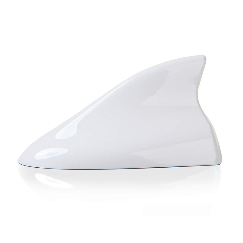 [AUSTRALIA] - Ramble- Car Shark Fin Antenna Cover Auto Roof Parts Compatible AM,XM,FM,NAV Accessories for Jeep Liberty 2006-2019 (Advanced Style, White) Advanced Style 