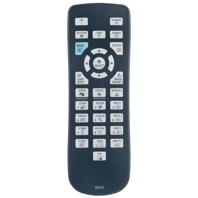 MXCB Replacement Remote Control fit for Sanyo Multimedia Projector PLC-XM1500C PLC-XP100 PLC-XP100L PLC-XP200L PLC-XM100 PLC-XM150 PLC-XM100L PLC-XM150L PLC-XF47 PLC-XF47K PLC-XF4700