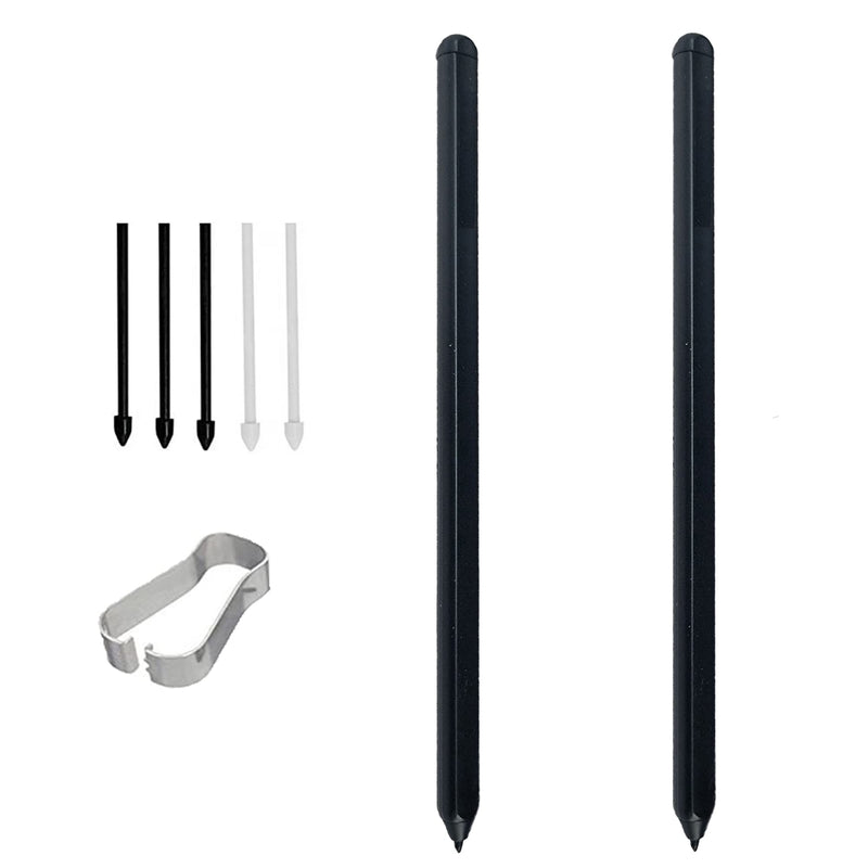 2 Pack Galaxy S21 Ultra Stylus Pen Replacement for Samsung Galaxy S21 Ultra Stylus Touch S Pen Comes with Nibs（Black）