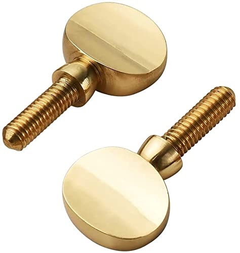 2Pcs Sax Neck Screw Tightening Attach Screw Brass Musical Instrument Parts for Soprano Alto Tenor Saxophone Golden Thread 4mm