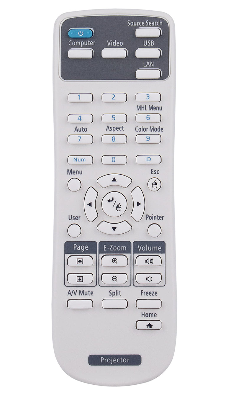 2181788 Replaced Remote fit for Epson Projector VS230 VS330 EX3220 EX5220 EX5230 EX6220 EX7220 VS260 EX3260 Pro EX7260 EX5260 Pro EX9210 Pro EX9220 VS355 VS250 VS350