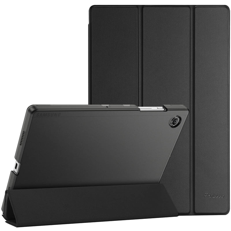 Smart Case for Galaxy Tab A8 10.5, Slim Stand Hard Back Shell Protective Smart Cover Case for Galaxy Tab A8 10.5 Inch 2022 SM-X200 X205 X207 -Black Black