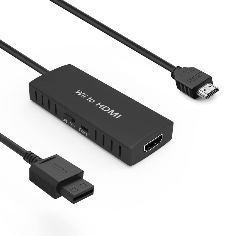 [AUSTRALIA] - Wii to HDMI Adapter - Convert 1080P/720P Ypbpr Signals to Digital HDMI for Nintendo Wii and U Wii adapter with cable 