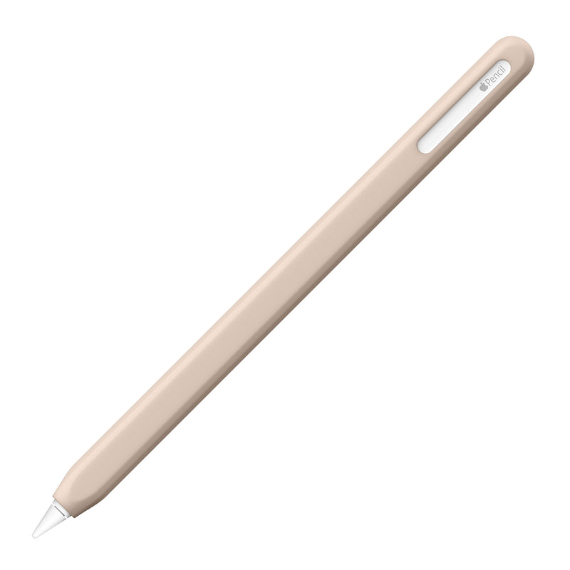 UPPERCASE NimbleSleeve Premium Silicone Case Holder Protective Cover Sleeve for iPad Apple Pencil 2nd Generation Only (Beige) Beige