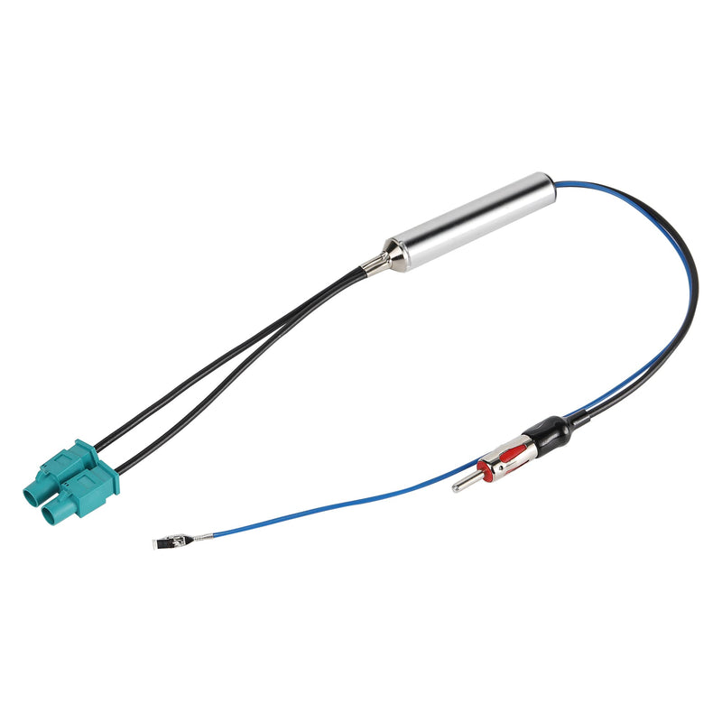 [AUSTRALIA] - Anina Dual Twin Fakra Radio Antenna Adapter for 2004-UP VW Volkswagen Audi Skoda Aftermarket GPS Navigation Stereo Head Unit Receiver Twin fakra to Din 