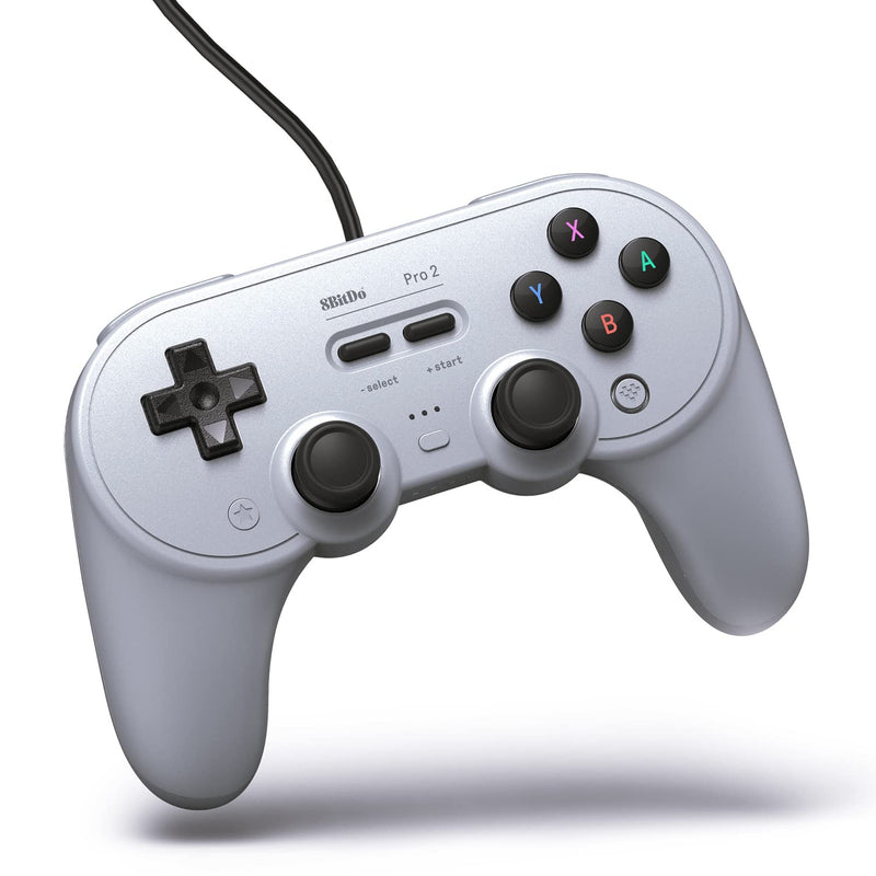 8BitDo Pro 2 Wired Controller for Switch, Windows, Android and Raspberry Pi(Gray Edition) Gray Edition