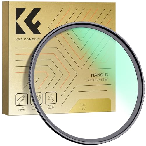 K&F CONCEPT 62mm MC UV Protection Lens Filter with 24-Layer Multi-Coated