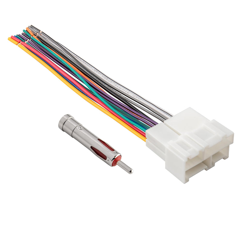 [AUSTRALIA] - RED WOLF Stereo Wiring Harness Replacement for 1988-2002 GM Chevrolet GMC Buick Cadillac Car Radio Wire Harness Antenna Adapter Connector Plug Kit 