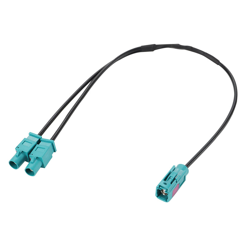 [AUSTRALIA] - Anina Antenna Adapter for VW Audi Skoda Seat Aftermarket Radio Stereo Aerial Adaptor Cable Y-Antenna Adaptor Fakra (Z) Socket Double Fakra Plug Cable for MFD2 MFD3 RNS300 RNS310 Single Fakra 