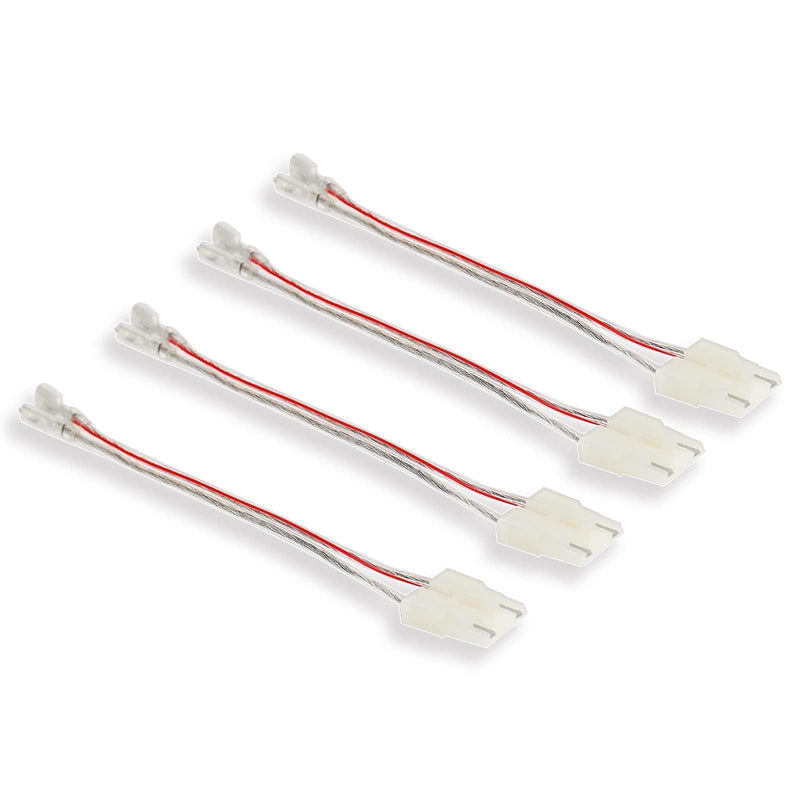 Car Speaker Wire Harness Connector Adapter Compatible with GM Chevrolet GMC Sierra Suburan Yukon Impala S10 Corvette Camaro Sonoma Aftermarket Front Rear Door Speaker Harness Plug 4 PCS 4PC