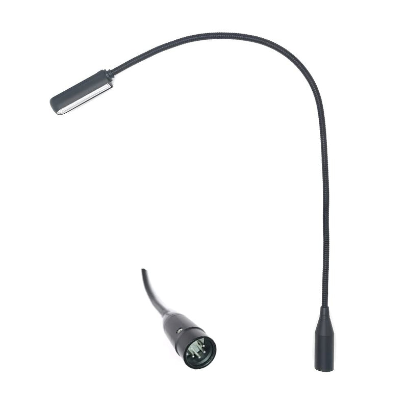 [AUSTRALIA] - 22 inch XLR 4 Pin LED Light Studio Lamp XLR gooseneck lamp for DJ Mixer,XLR 4PIN Connect Port（XLR 4Pin Port） FBALED4P 