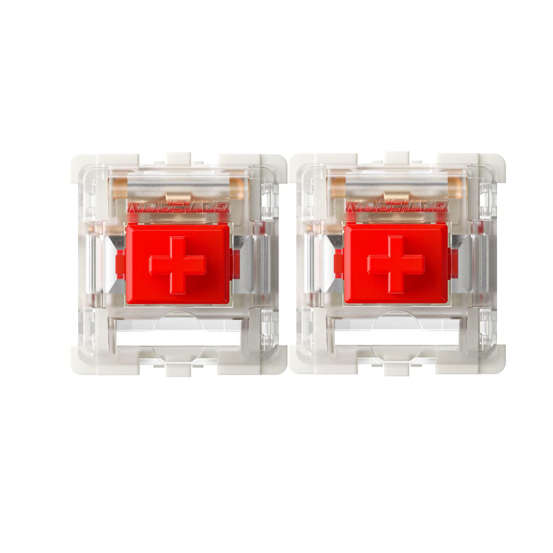 Gateron G Red Pro Switches Pre-lubed 3pin RGB SMD Linear for Gaming Mechanical Keyboard(36 Pcs,Red) 36 PCS