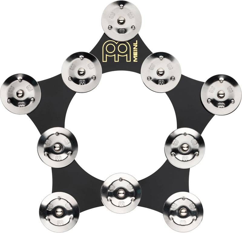 Meinl Cymbals Super Flex Hihat Tambourine Effect with 10 Pairs of Stainless Steel Jingles — NOT Made in China — Flexible Thin Frame, 2-Year Warranty (SFHHT)