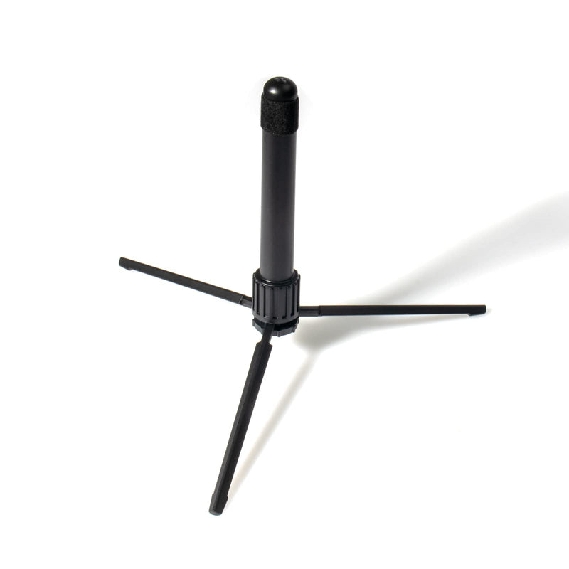 Portable Flute Stand Holder, Metal 3-Leg Flute Stand with Foldable Flute Stand Base, Stable Support Flute Stands, Wind Instrument Accessory