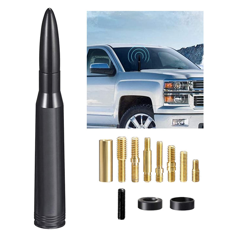 [AUSTRALIA] - zofikol Car Truck Antenna Compatible for Chevy & GMC Trucks, 1500 2500 3500 HD Vehicle Antenna Mast Car Truck Antenna Replacement, Black 