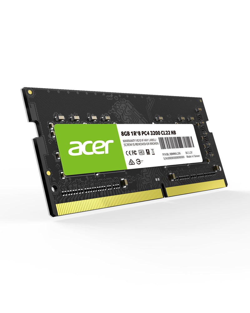 Acer SD100 8GB Single RAM 3200 MHz DDR4 1.2V Laptop Computer Memory - BL.9BWWA.206 8GB x1 3200MHz