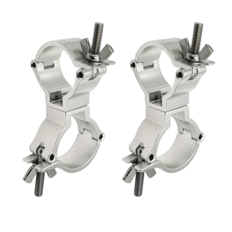 [AUSTRALIA] - 2Inch Lighting Truss Swivel Coupler Clamp Aluminum Alloy Stage Light Clamp Heavy Duty 220Lbs Fit Pipe 48-51mm/1.89-2 Inch F34 