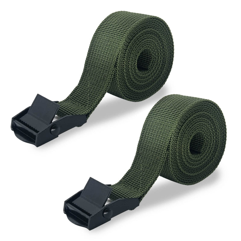 Trail Camera Straps, Upperosey Game Cam Mounting Strap with Long-Lasting Alloy Buckle, Nylon Fiber Strap for Wildlife Trial Camera Accessory, Deer Camera Tree Belts, 25mm Width* 6 ft. Long (2 Packs) 2 Packs