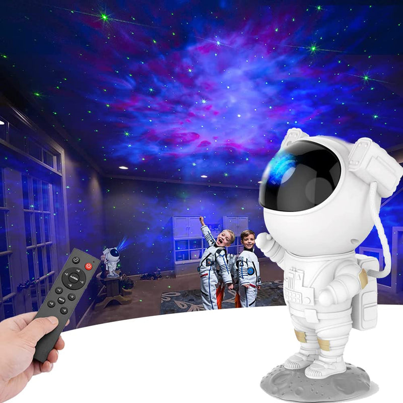 Starry Night Light Projector Astronaut LED Projection Lamp with Remote Control, Adjustable Head Angle,Gift for Kids Adults Home Party Ceiling Decor Christmas Gift (Astronaut)