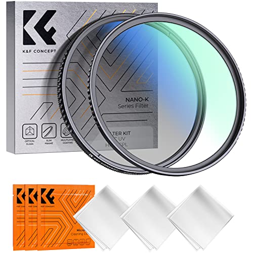 K&F CONCEPT 55mm UV CPL Lens Filter Kit Protection Filter Set