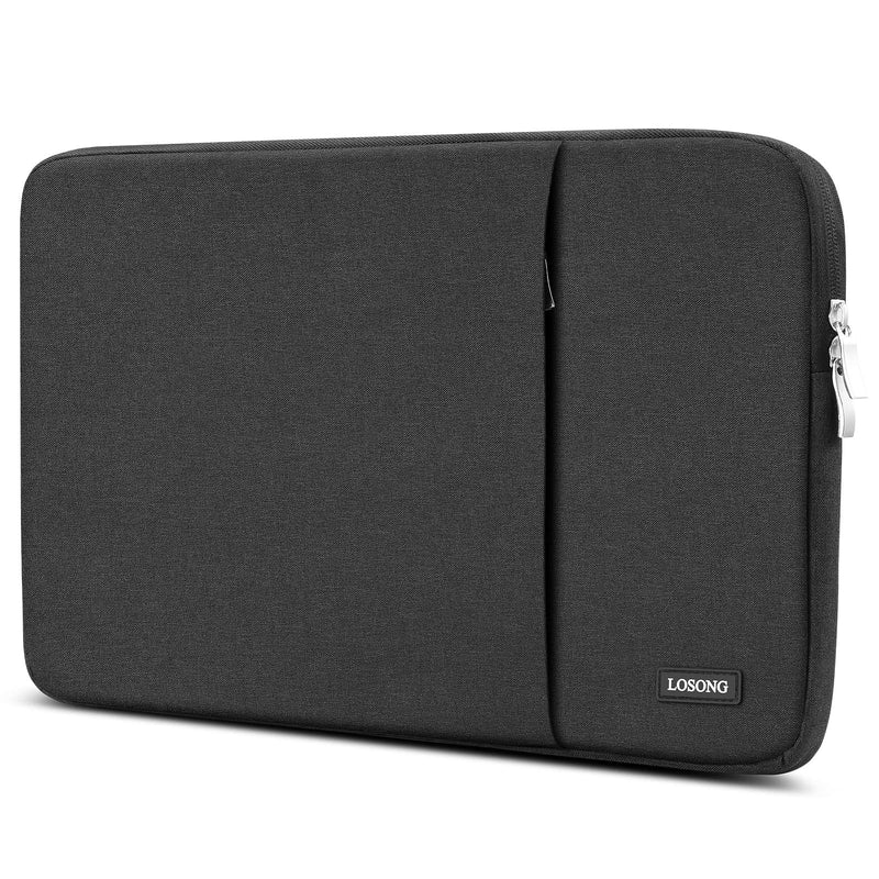 Portable Monitor Case 17.3 Inch for Most 17.3" Portable Monitor | Protective Carrying Sleeve for Travel, Business, Portable Laptop Display Bag with Water Resistant, Accessory Pocket, Black 17.3"
