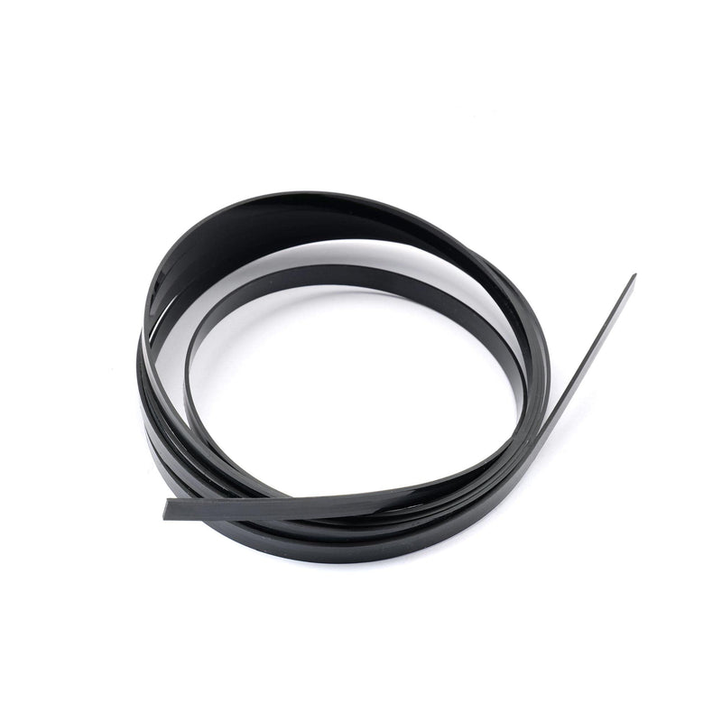 Musiclily Basic ABS Plastic Guitar Binding 1650x6.5x1mm for Acoustic Classical Guitar, Black