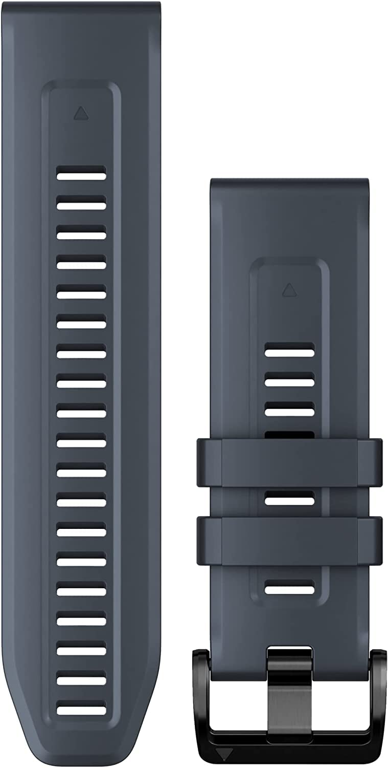 Garmin Quickfit Strap 26mm Fits X Models Fenix Series, Quatix Series, Instinct 2; Epix Pro 51mm, Enduro (2), D2 Mach1 Pro, Descent Mk1/ Mk2/ Mk3i-51mm, Tactix Series Modern Blue
