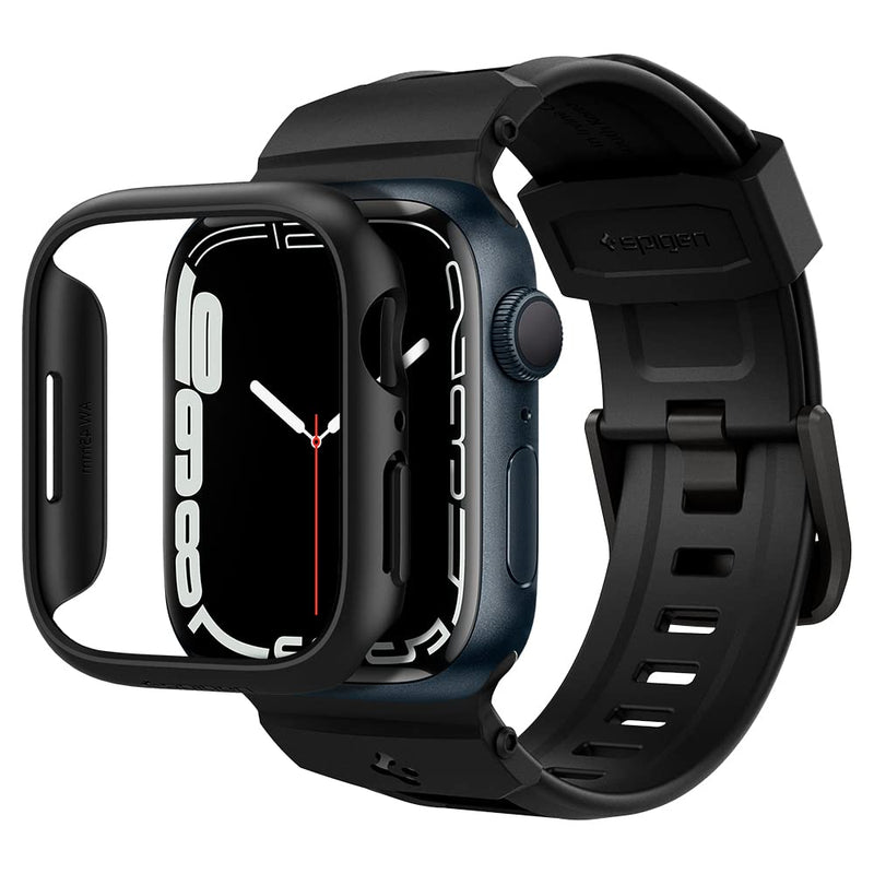 Spigen Rugged Armor Case and Rugged Band Designed for Apple Watch 45mm Series 9/8/7