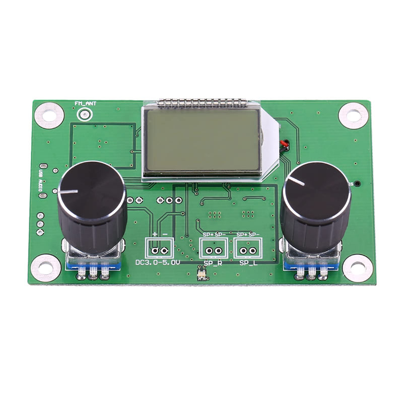 [AUSTRALIA] - Tiiyee Digital FM Receiver Module, Radio Receiver Module DC 3V to 5V Stereo Adjustable Frequency Modulation Wireless for Receive DSP PLL 76MHz to 108MHz Support Serial Port Control DIY LCD Display 
