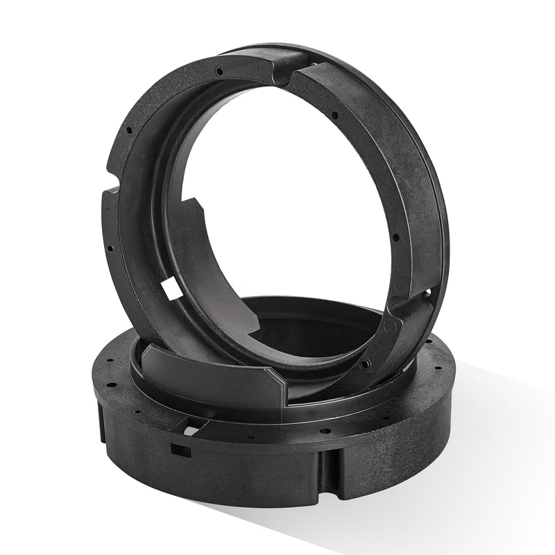 RED WOLF Car Door Speaker Adapter Bracket 6.5 Inch Fit VW Volkswagen Passat Golf/Jetta/Beetle1999-2019, Porsche 2000-2006, Skoda 2005-2013 Install Aftermarket Speaker Adapter Spacer Ring