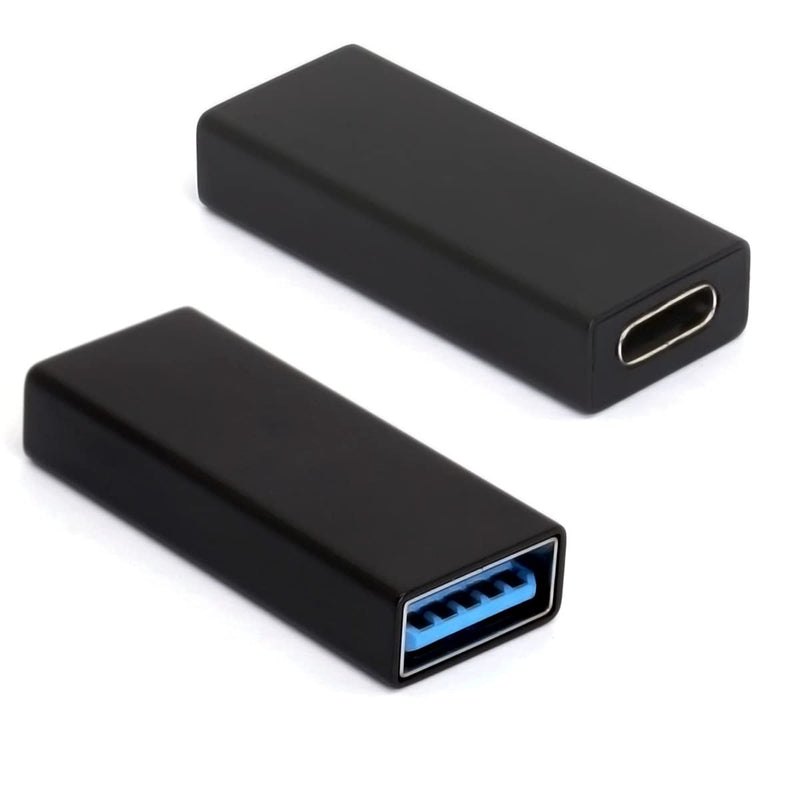 GLHONG USB Type C to USB 3.0 Adapter, USB-C Female to USB A Female Connector Compatible with Google Pixel, Huawei, Galaxy S20/S10/S9/S8 etc (2 Pack)