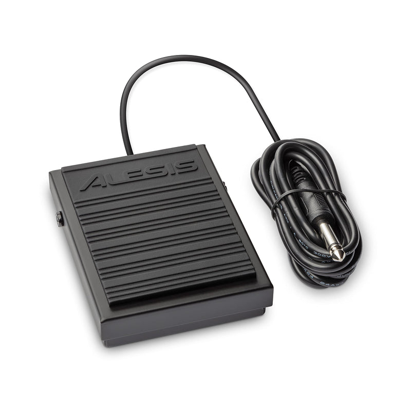 Alesis ASP-1 MKII Universal Sustain Pedal and Momentary Footswitch with 5ft Cable and Non Slip Bottom black
