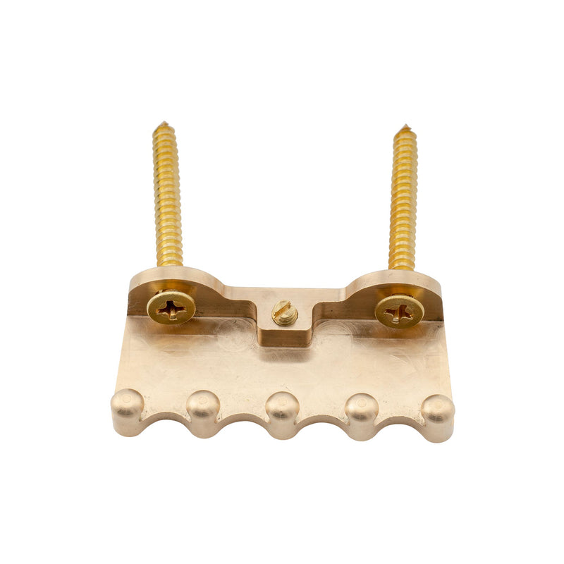 Musiclily Ultra Heavy Duty Full Brass Electric Guitar Tremolo Claw for Strat/Floyd Rose Tremolo Bridge System, Original Color