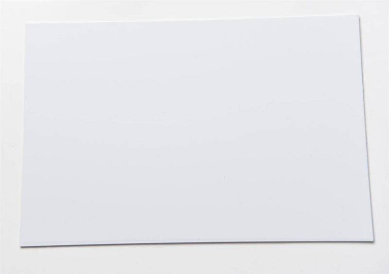 Dopro Uncut 11"x17" DIY Blank Guitar Bass Pickguard Material Sheet Scratch Plate Material Sheet 29x43cm White 1Ply (Cut Your Own Pickguard)