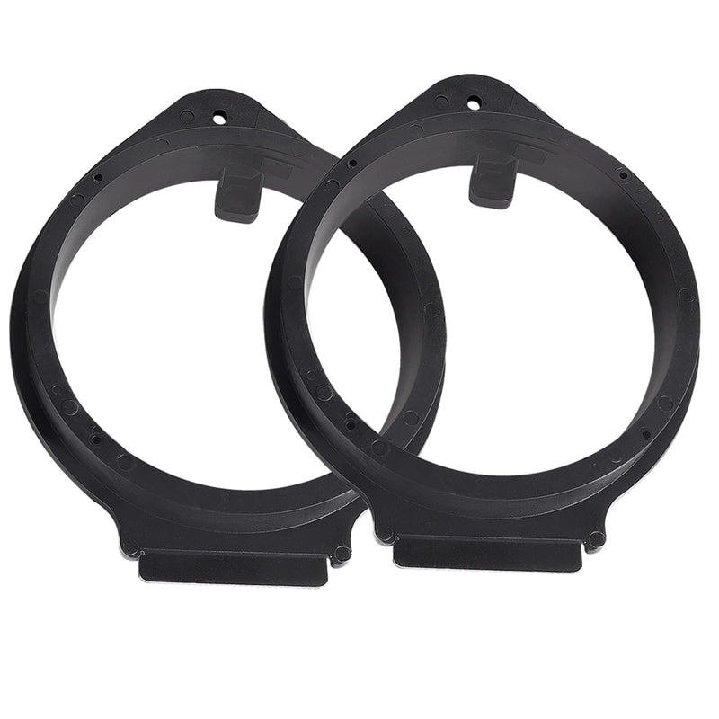 Aftermarket Front & Rear Door Speaker Adapter Spacer Ring for GM GMC 2006-2019, Chevy 2006-2021, Cadillac 2007-2014 Vehicles 6.5 Inch Speaker Bracket Installation 2 Pack