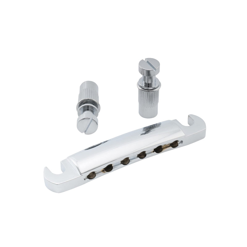 Musiclily Pro 52.5mm Tune-o-matic Stop Tailpiece for 6-string Epiphone Les Paul SG Style Electric Guitar, Chrome