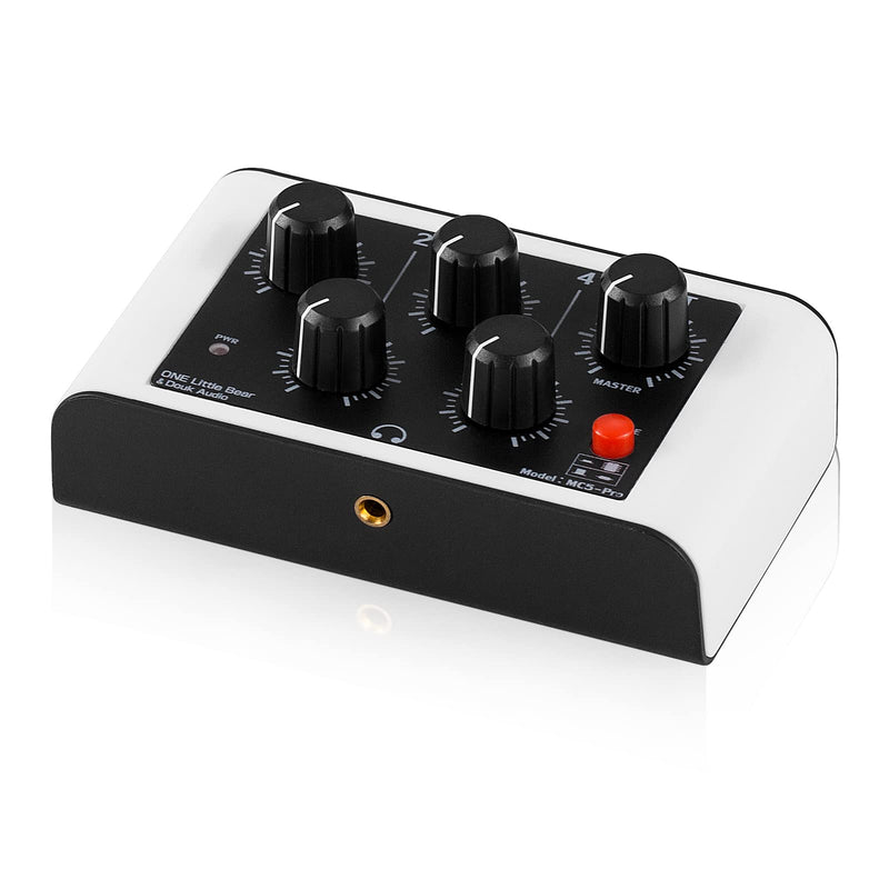[AUSTRALIA] - Mini Stereo 4 Channel Line Mixer Headphone Monitoring Club Live Studio Recording 
