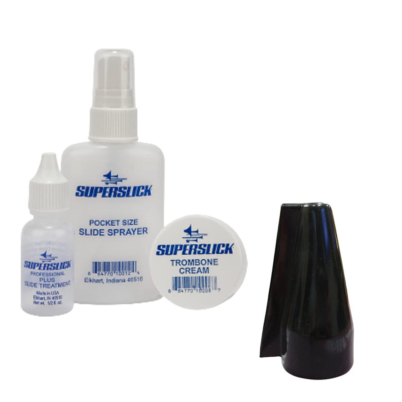 Advanced Trombone Care Kit | Smooth Slide Action | Pocket Sized Sprayer | Durable Vinyl Mouthpiece Pouch | Proudly Made in the USA