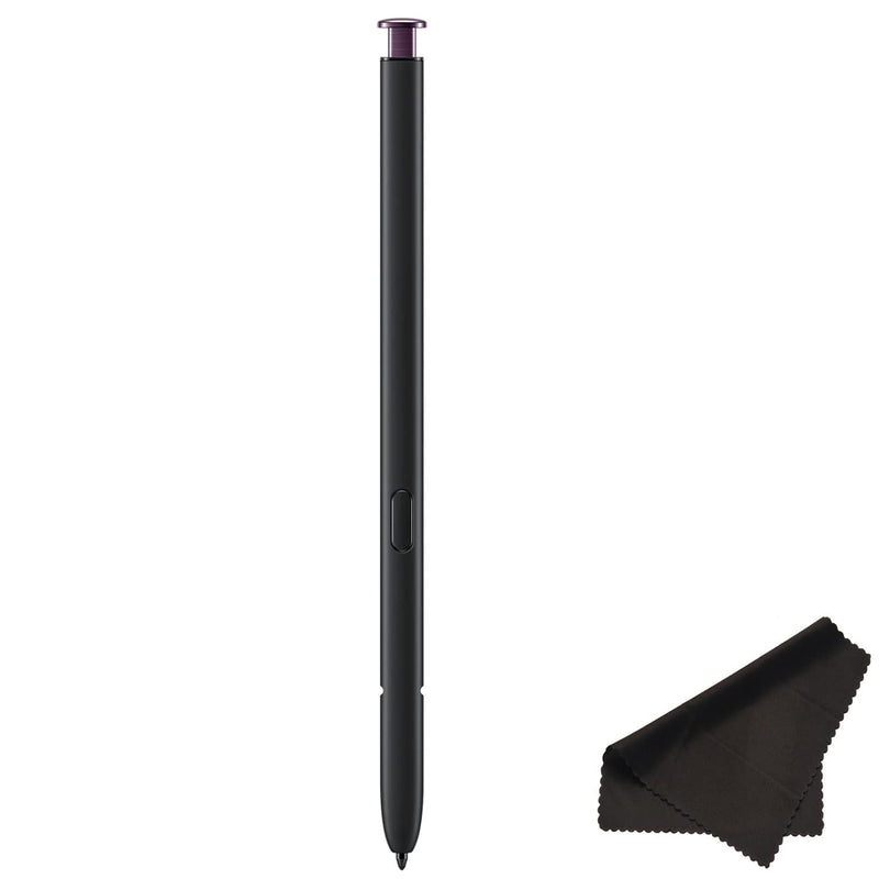 Samsung Galaxy S22 Ultra S-Pen Replacement - Original Styluses Accessories with Cleaning Cloth - Bulk Packaging - Burgundy
