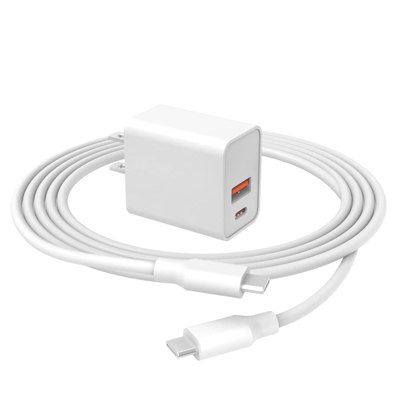 20W Dual Port for iPad Air Charger Fast Charging - (Fit for iPad Air 4th/5th Generation 10.9 inch Gen 2022 2020 A2589 A2591 A2324 A2072 A2316 Charging Cable Power Supply Adapter Cord)
