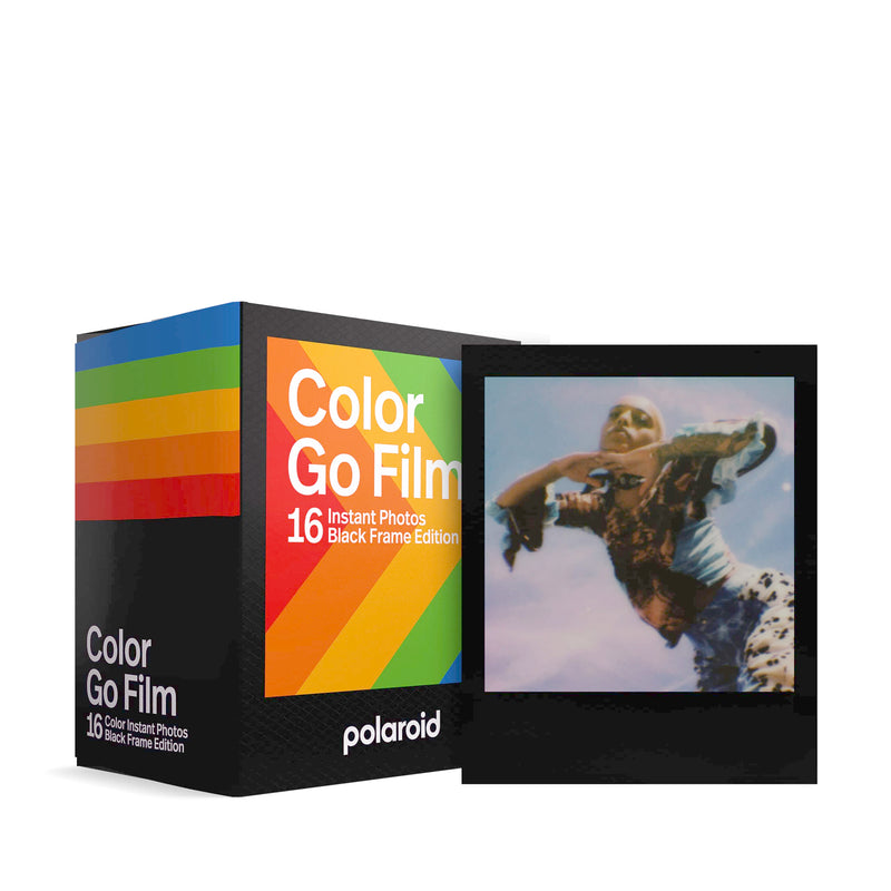 Polaroid Go Color Film - Black Frame (16 Photos) (6211) - Only Compatible with Polaroid Go Camera 16 Photos