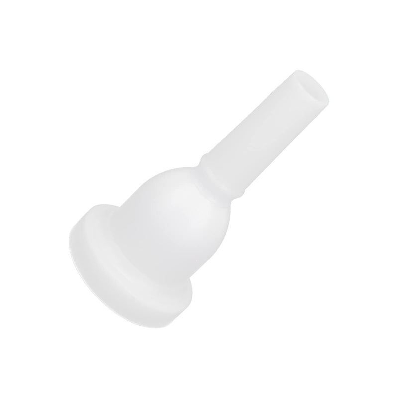 Trombone Mouthpiece, White Professonal Pure Sound Labor‑Saving ABS Plastic Trombones Mouth for Players for Wind Instrument for Performance for Practice