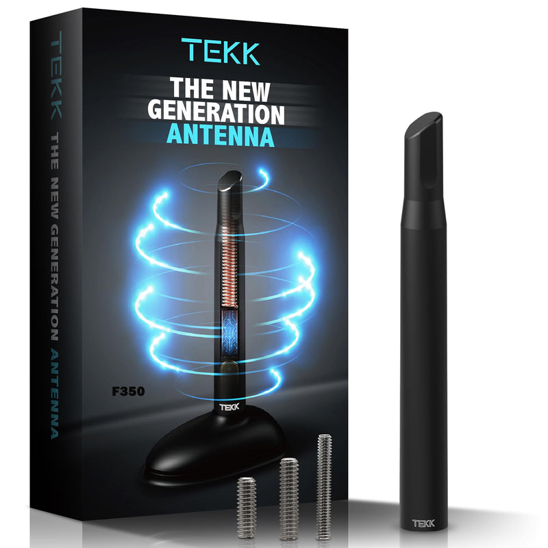 TEKK Short Antenna Compatible with 2011-2026 Ford F350 Pickup Truck/Designed for Optimized FM/AM Reception / 4.8 Inches 2011-2026 F350 Pickup Truck