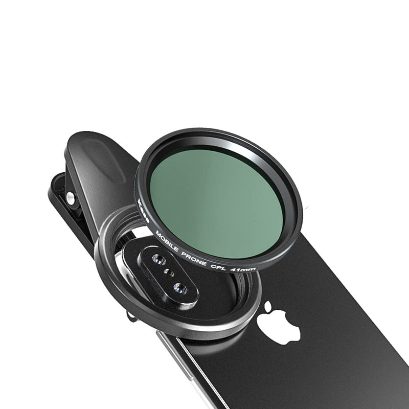 Kase 41mm Magnetic Polarizing CPL Filter for iPhone,Cell Phone Camera Lens Circular Polarizer Filter with Clip for iPhone 14 13 12 11 8 7 XR X XS,Samsung Xiaomi OnePlus