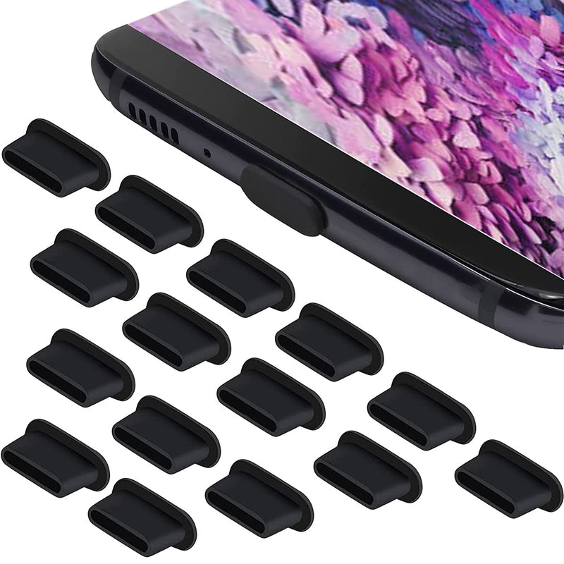 25PC USB C Dust Plug, Anti Dust Plug for USB Type-C, USB C Dust Cover for iPhone 15 Pro Max Plus, Samsung Galaxy S24 S23 S22 S21 Ultra Plus, Z Fold, Google Pixel 7 8 Pro, OnePlus & Type C Device USB-C 25PC