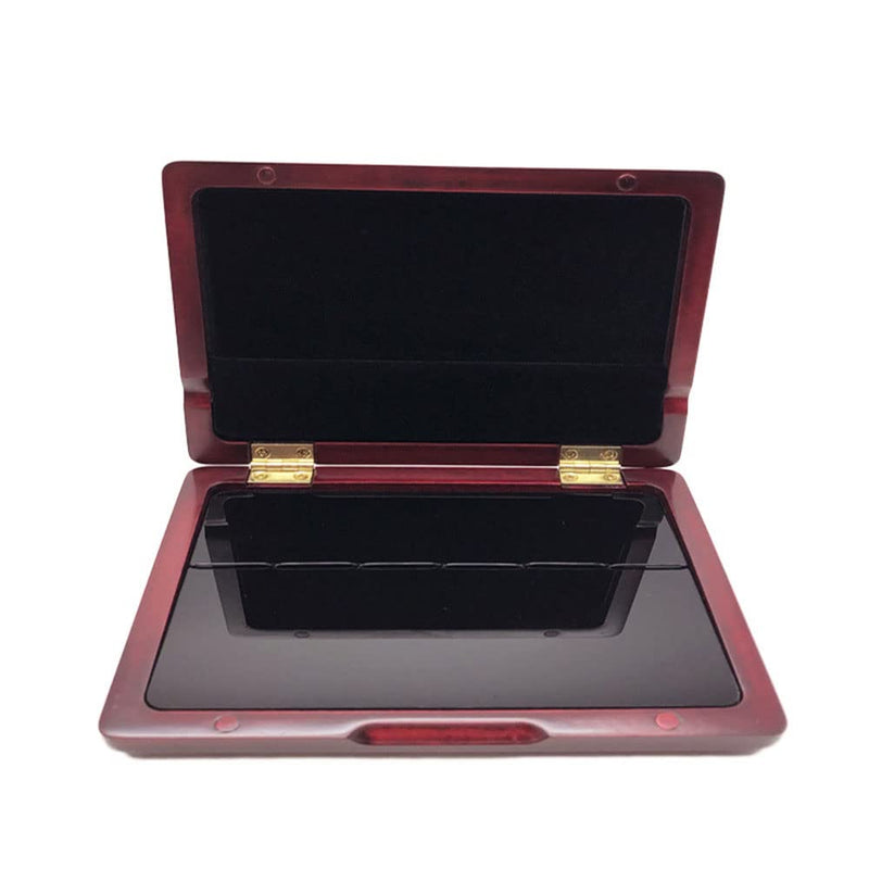Maroon Color Reed Box Clarinet Reed Storage Case Reeds Holder for 6pcs Clarinet Reeds Woodwind Accessories