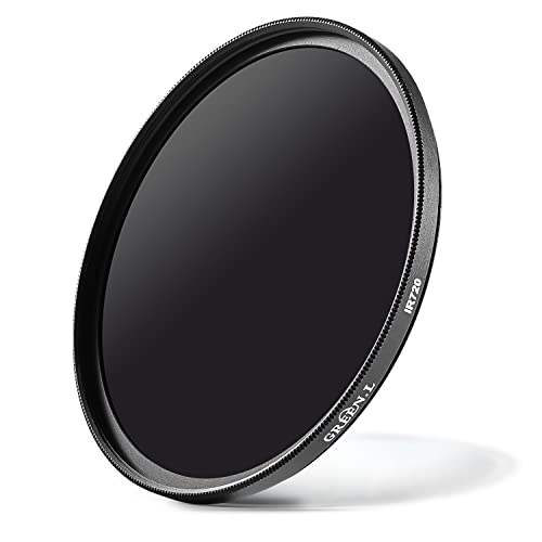 GREEN.L 49mm Infrared Filter, 49mm IR 950nm (R95) Filter for Camera Lens