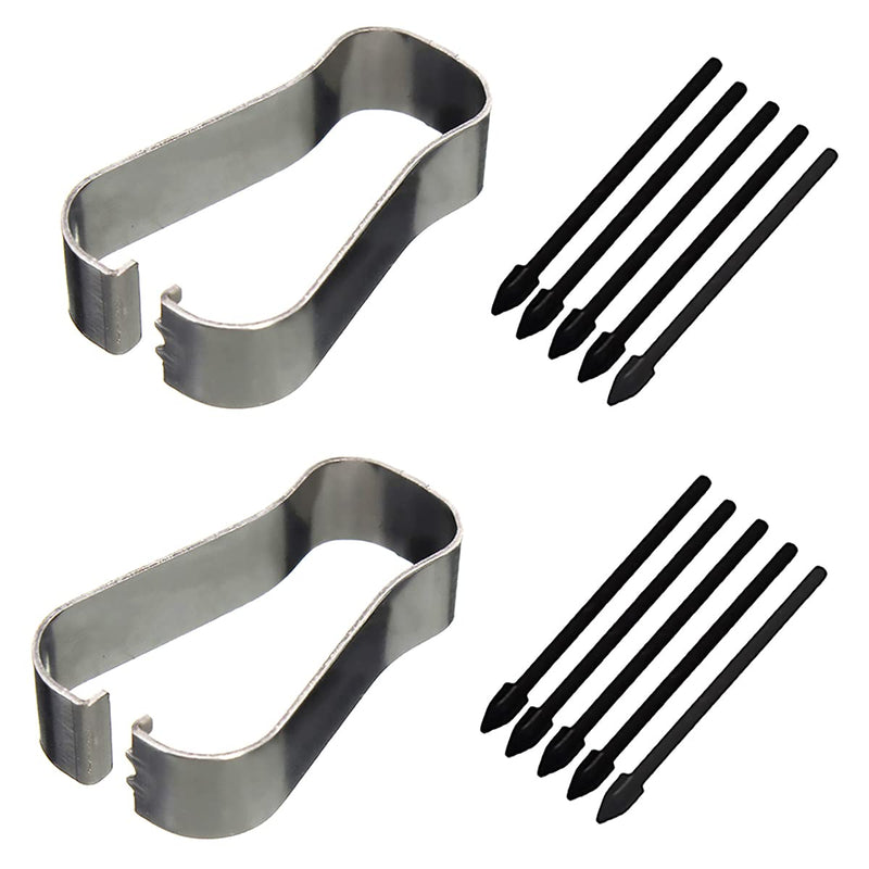 Bestdealing 2 Pack S21 Ultra Pen Tip S7 FE Stylus Tips Replacement Tab S6 Lite S7 Pen Tips Tab S8 Pen Nib with Tweezer for Samsung Galaxy Black Pack Black-2 Pack