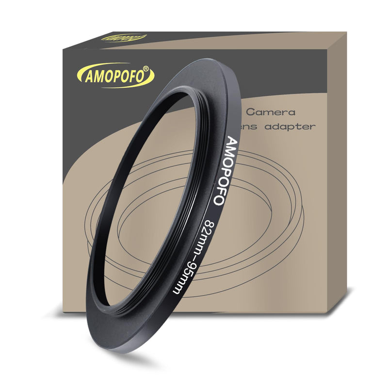 82mm to 95mm Step Up Ring Filter Adapter Metal Step Up Ring,Compatible with All 82mm Camera Lens & 95mm UV,ND,CPL Accessories,Made of CNC Machined Aluminum(82-95mm) 82mm-95mm