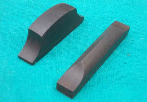 1 Set Ebony Wood CELLO Saddle & Nut
